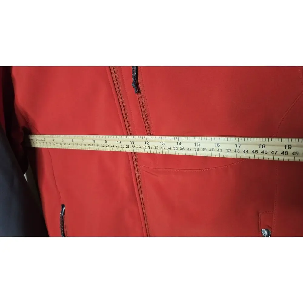 The North Face Mens APEX Bionic Softshell Jacket Red/asphalt Grey Size Large